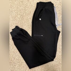 Figs Black Zamora Scrub Pants - XS Tall